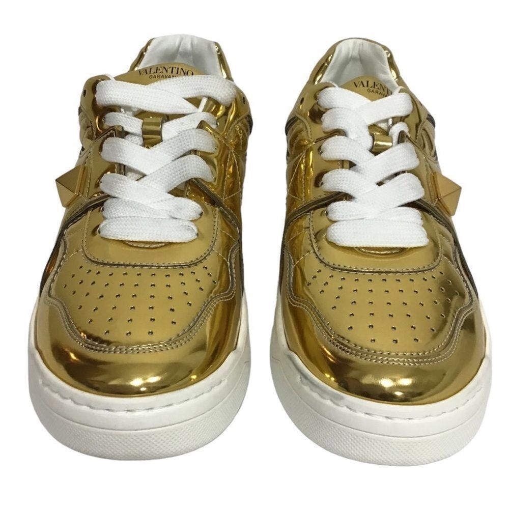 Valentino Garavani One Stud Low-Top Lace Up Sneakers Size 40/10